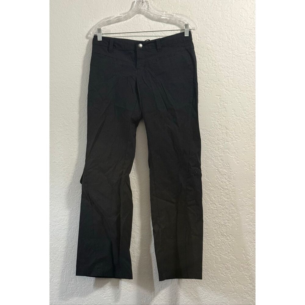 Athleta Black Dipper Straight Leg Pants Womens 4  Hiking Travel Activewear